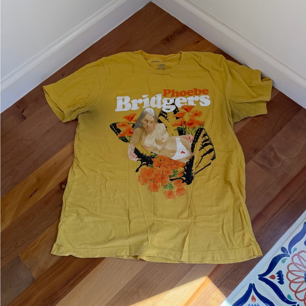 Phoebe Bridgers Yellow Graphic Tee